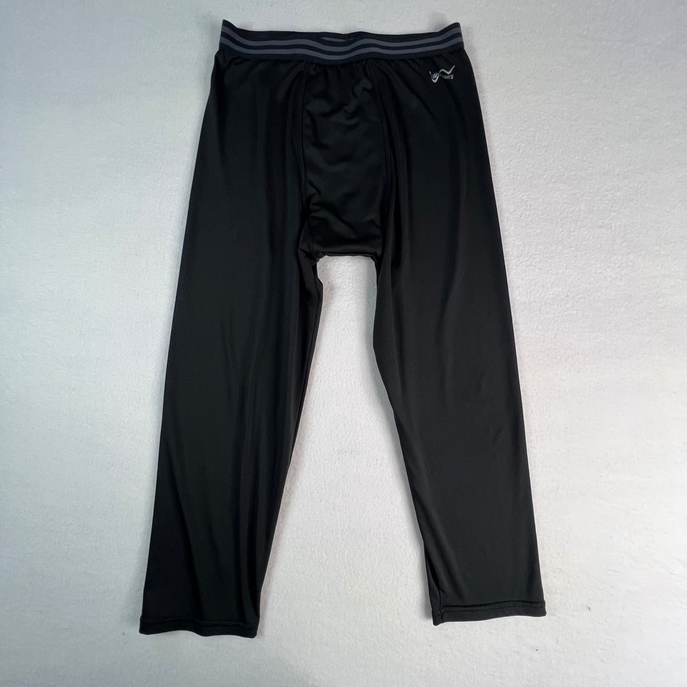 Watson's Kids Black Performance Base Layer 7/8 Leggings Sz L 14-16 Sport